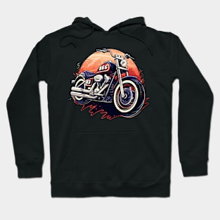 Vintage Retro Motorcycle Hoodie